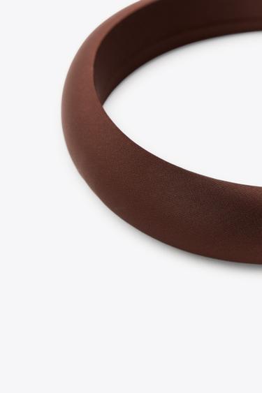 SATIN HEADBAND - Brown by Zara - Image 3
