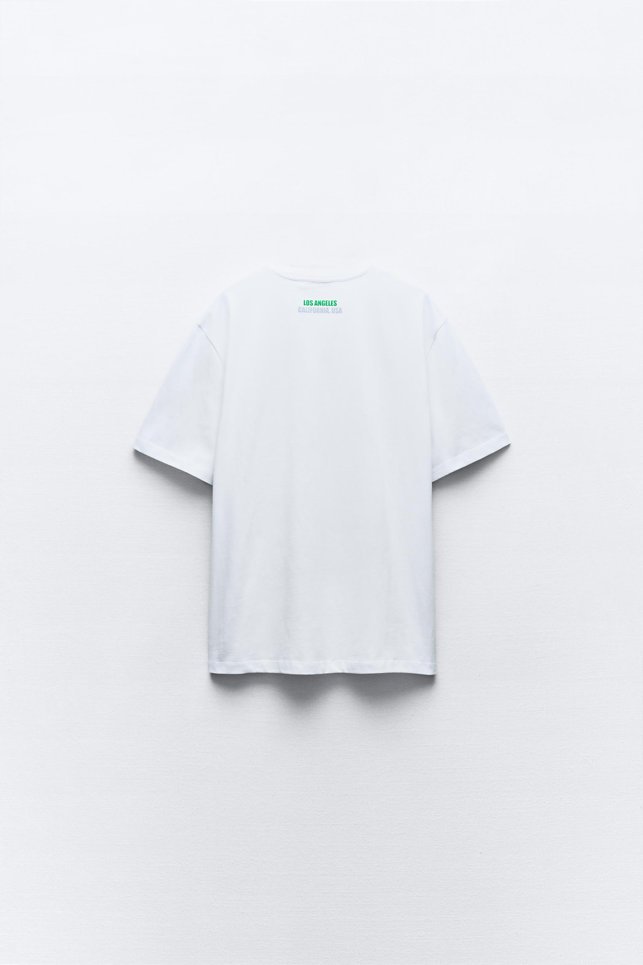 シティプリント Tシャツ - ホワイト | ZARA Japan / 日本