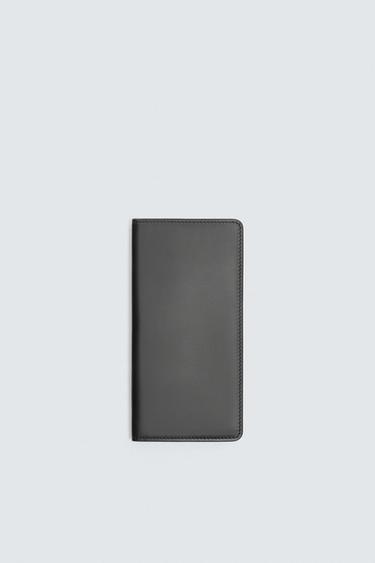 CARTERA XL PIEL - Negro de Zara
