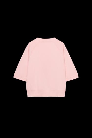 SLOGAN SWEATSHIRT - Pink by Zara