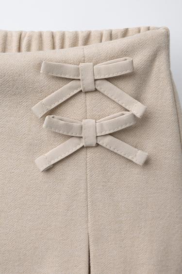 SOFT TOUCH BERMUDA SKORT WITH TIES - Sand by Zara - Image 2
