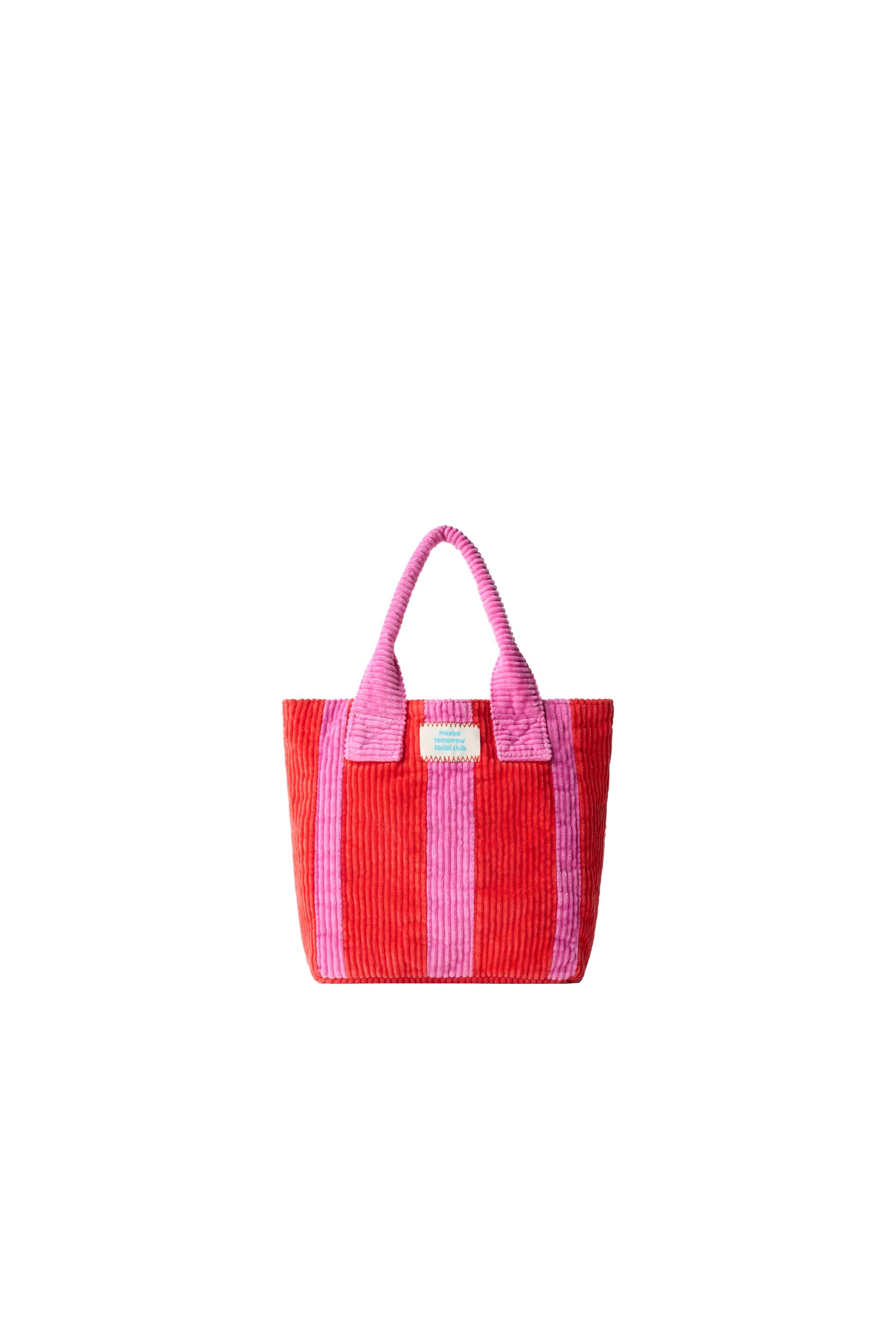 赤西仁 REDWEST トートバッグ ミニトートバッグ MINI TOTE ボーダーミニトートバッグ - レッド | ZARA Japan / 日本
