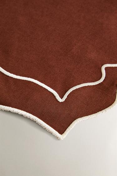 SCALLOPED PLACEMAT - Terracotta by Zara - Image 2