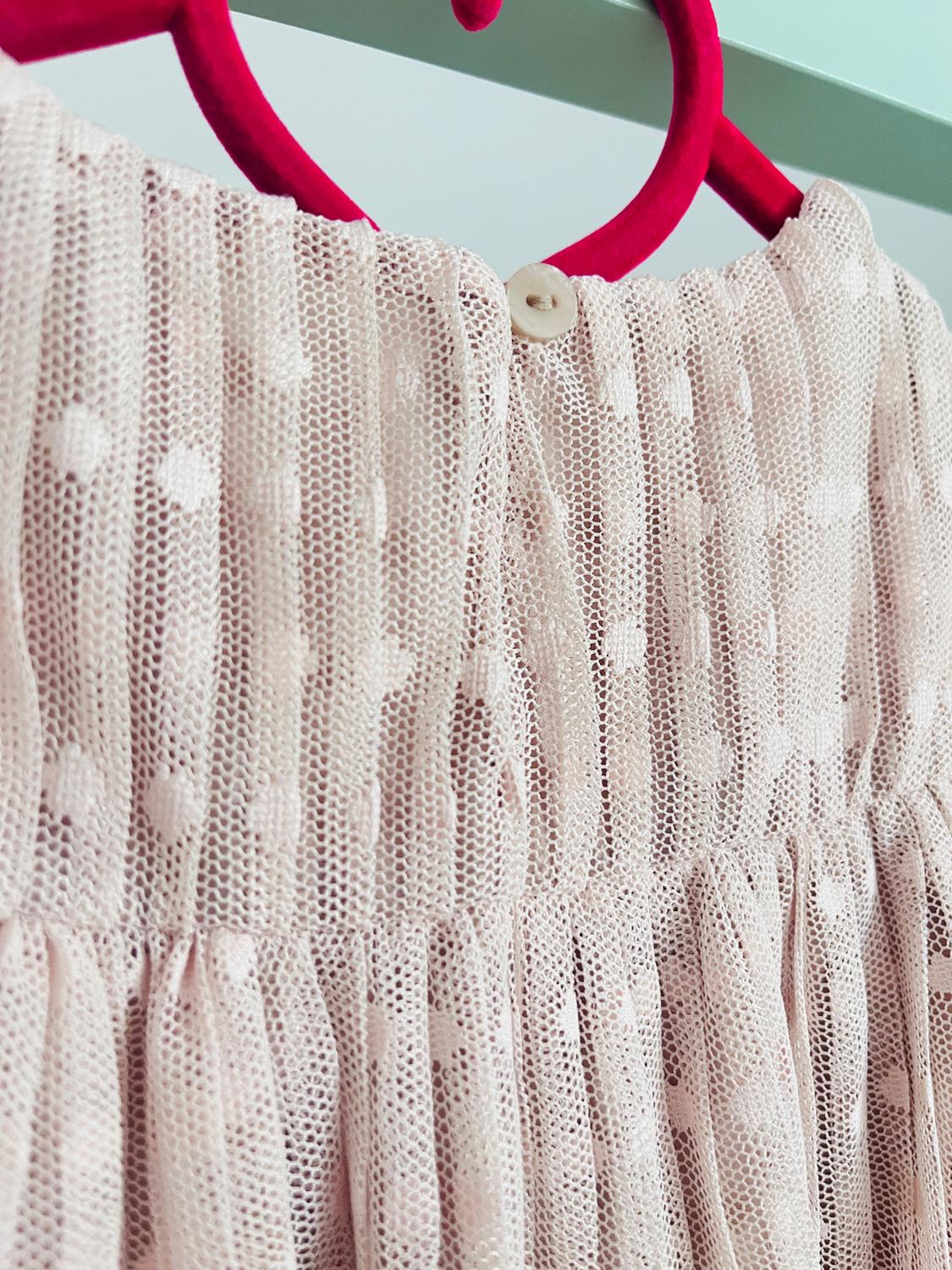 POLKA DOT PLEATED TULLE DRESS - Image 5