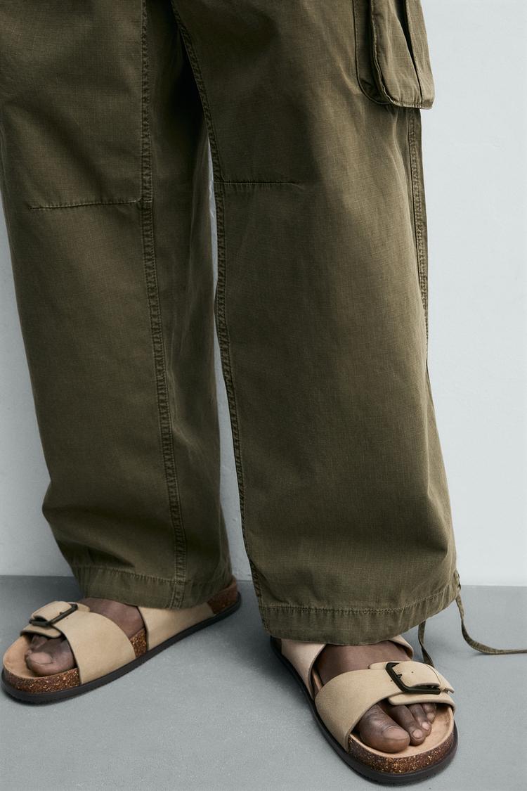 Sandalias de cuero con correa 3