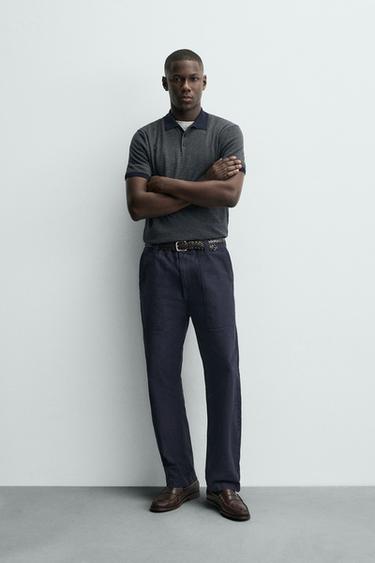 POLO PUNTO REGULAR FIT RAYAS - rayas de Zara - Imagen 0