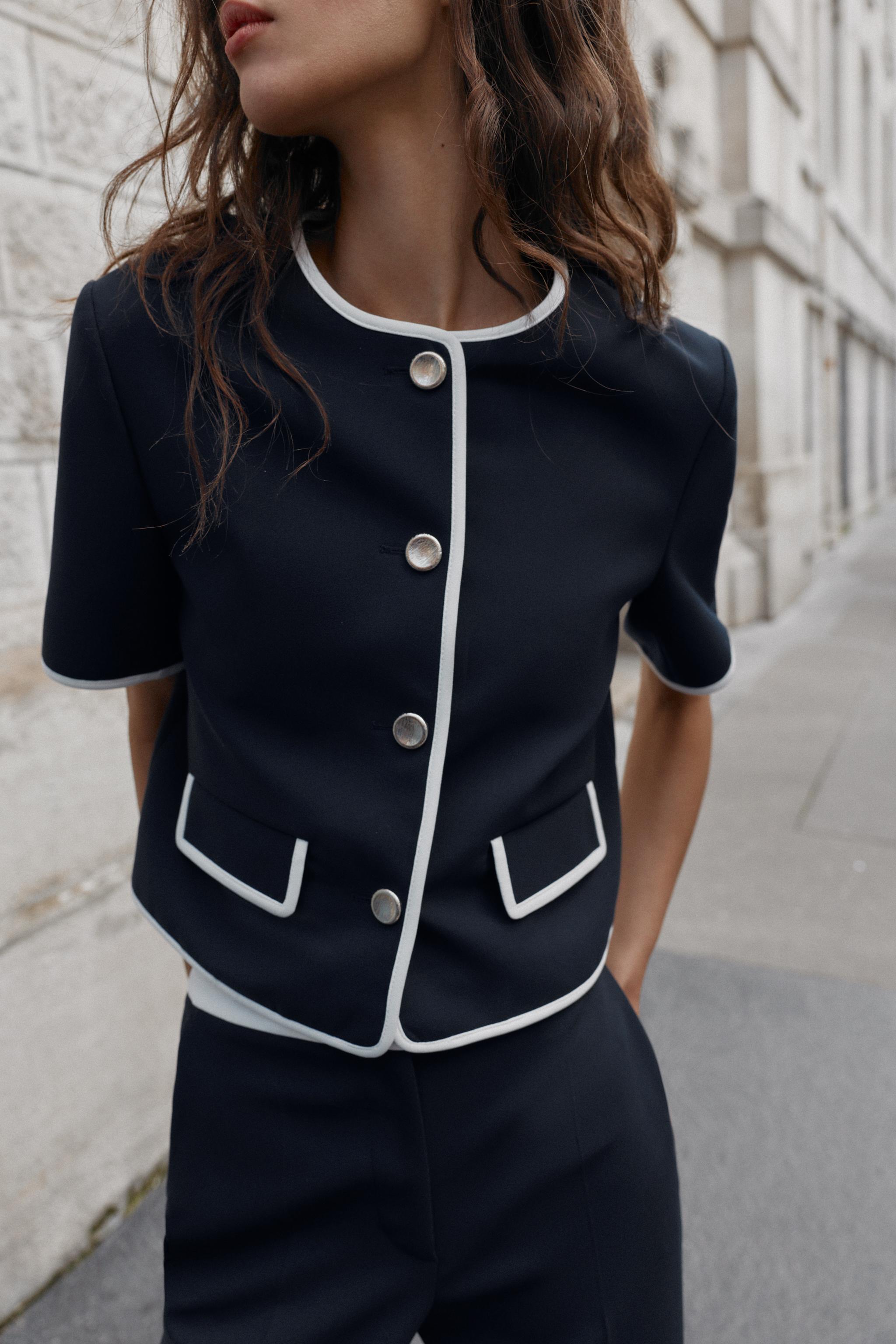 VESTE À MANCHES COURTES
