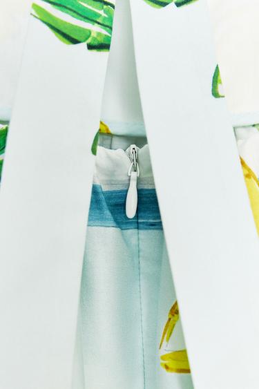 LEMON PRINT POPLIN DRESS - only one by Zara - Image 6