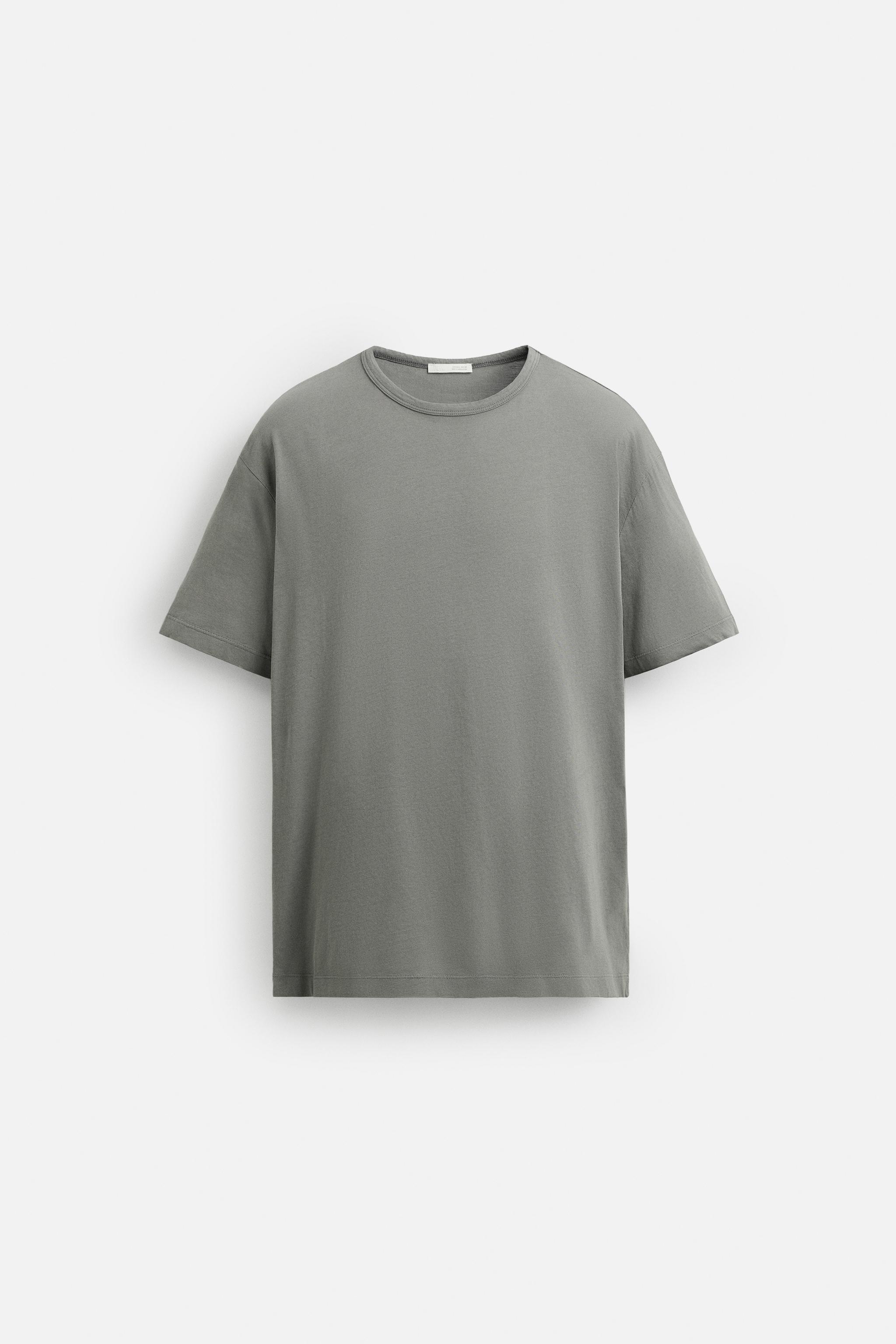 ベーシックライトウェイトTシャツ - オフホワイト | ZARA Japan