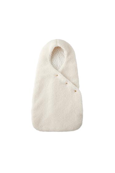 FAUX SHEARLING CARRYCOT BABY WRAP