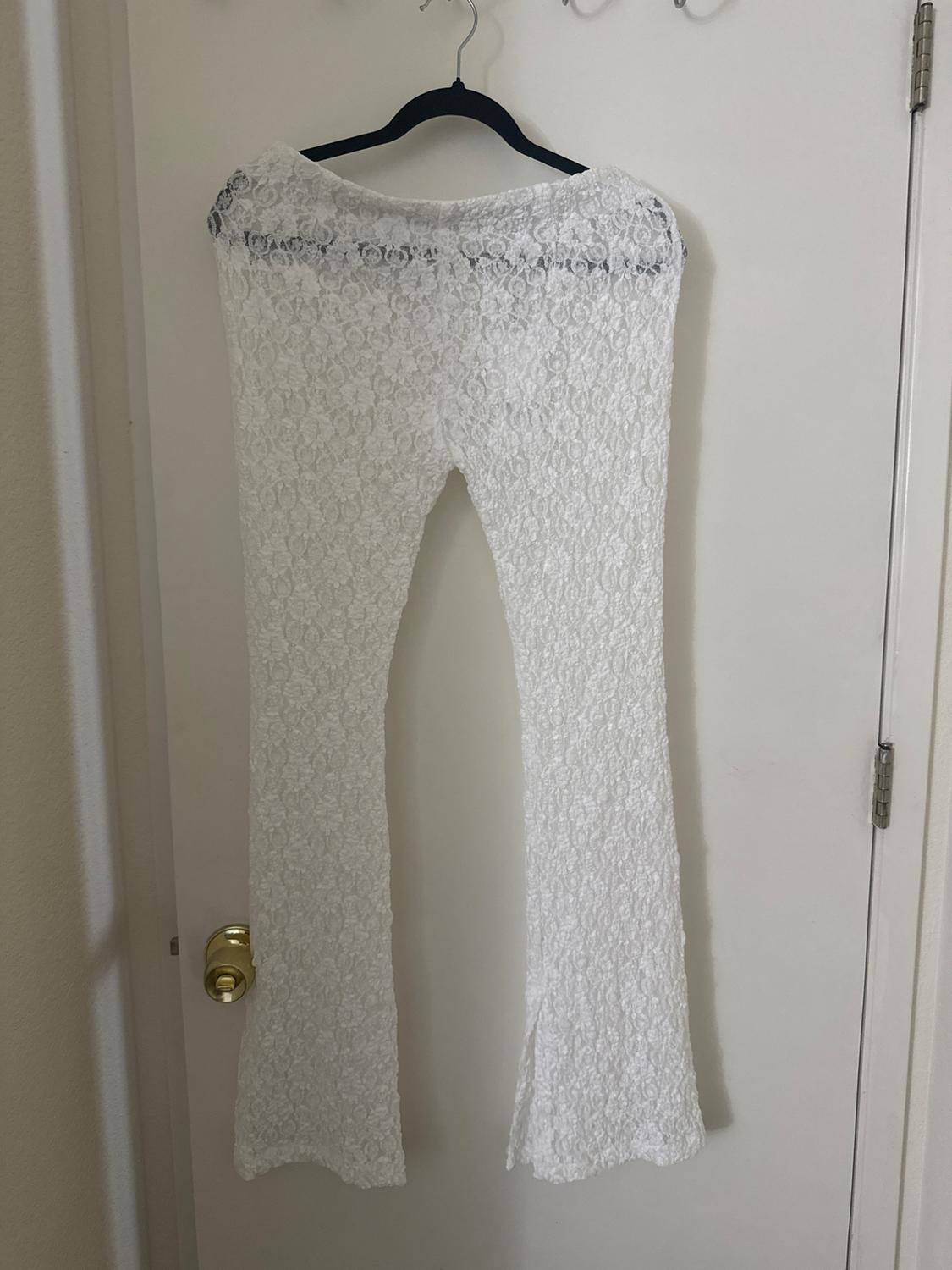 LEGGINGS FLARE ENCAJE - Image 2
