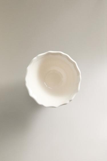 EARTHENWARE SNACK BOWL - Ecru by Zara - Image 4
