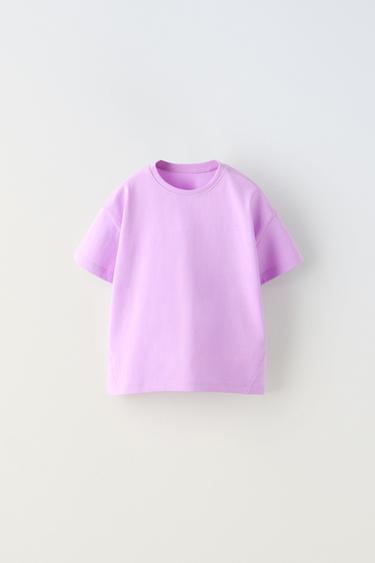 T-SHIRT BASIQUE - Violet de Zara