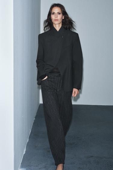 ZW COLLECTION LIMITED EDITION WOOL BLAZER - Dark grey by Zara