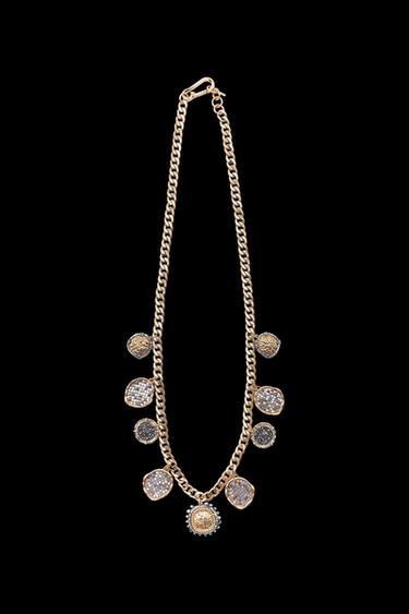 METAL COIN BELT - Golden by Zara - Image 0