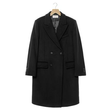 MANTECO WOOL BLEND DOUBLE-BREASTED COAT - Black by Zara