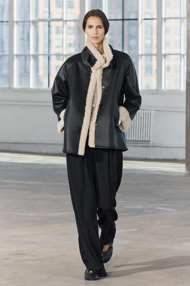 JAQUETA DUPLA FACE ZW COLLECTION - Preto da Zara