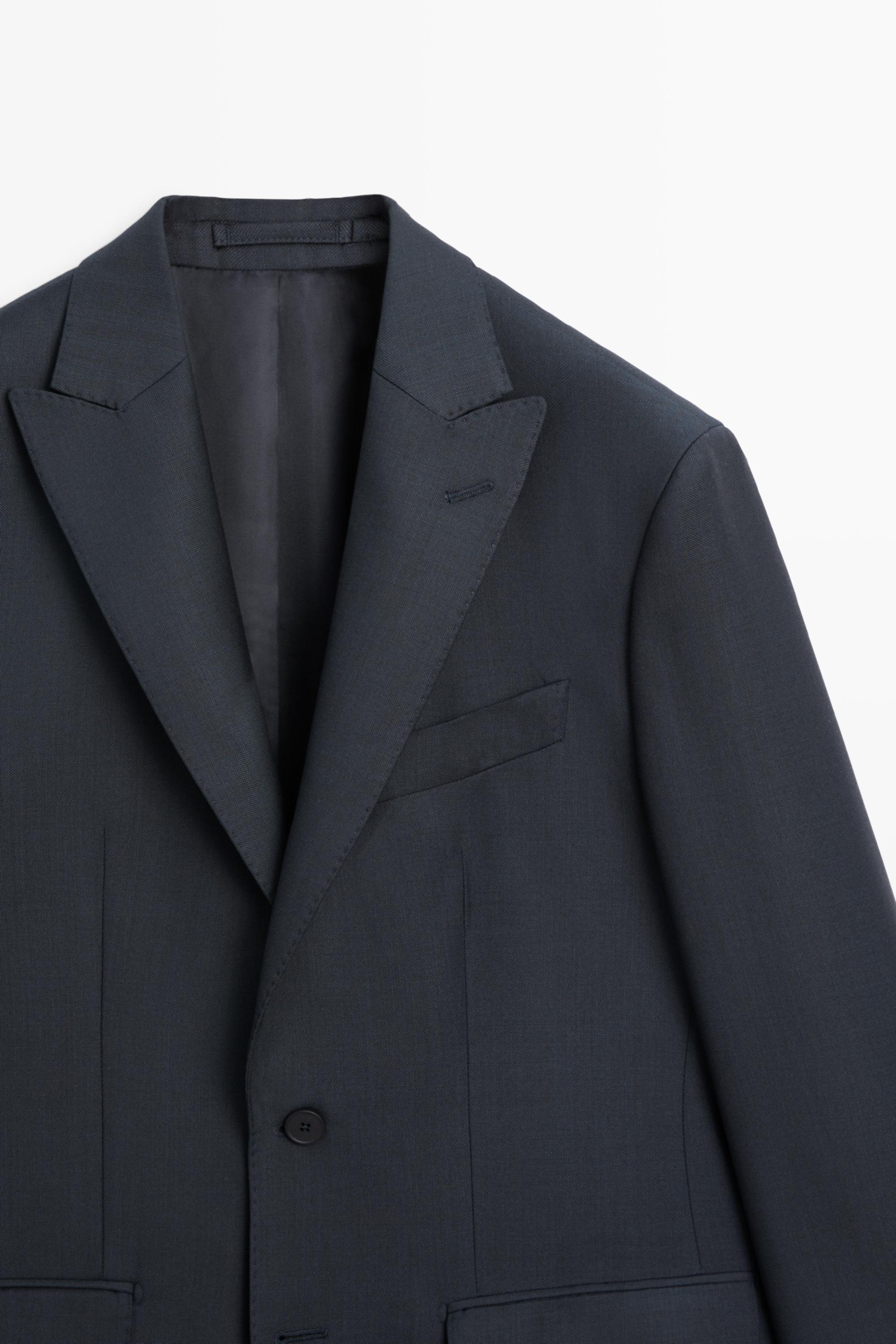 100% wool suit blazer