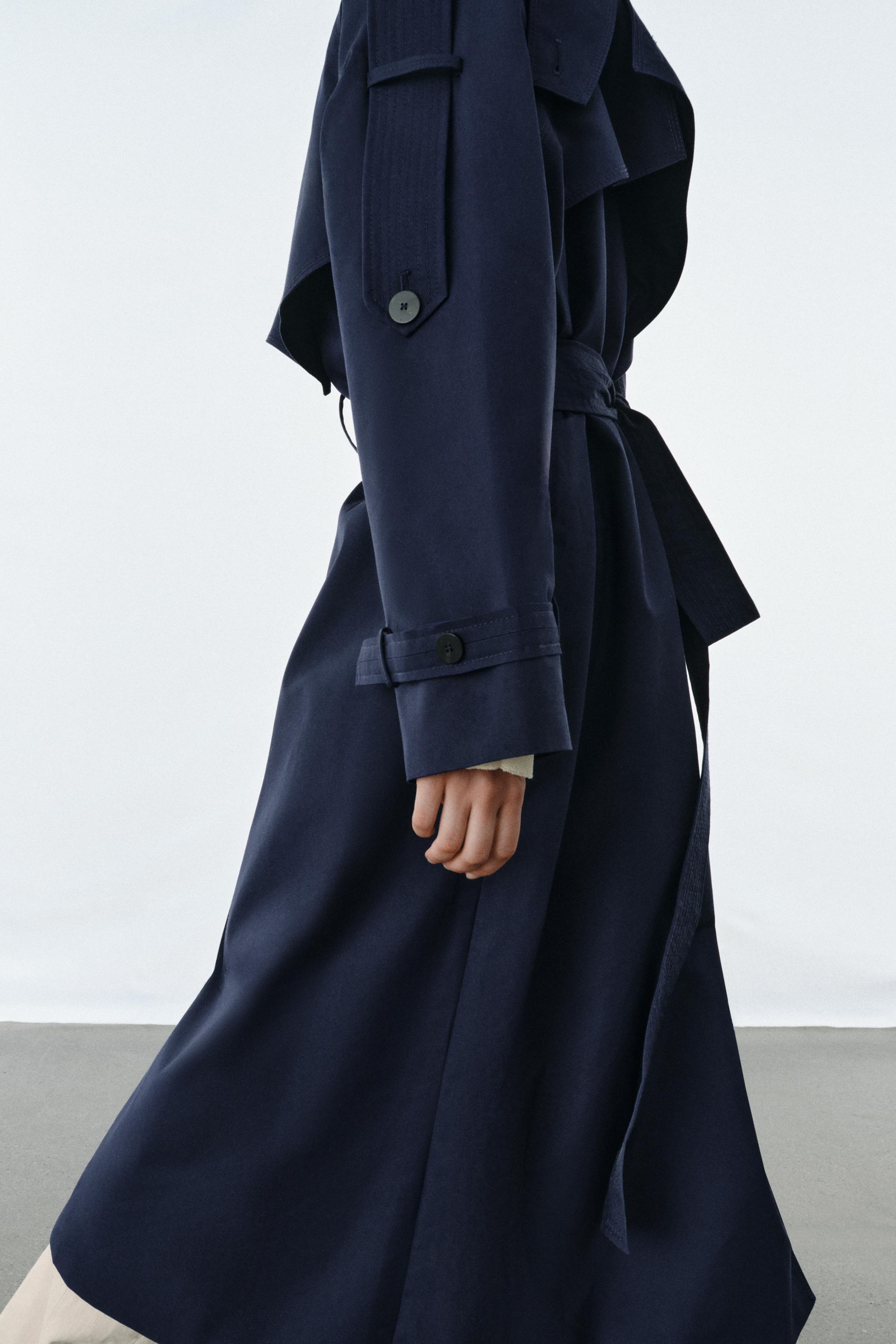 OVERSIZED BELTED TRENCH COAT ZW COLLECTION