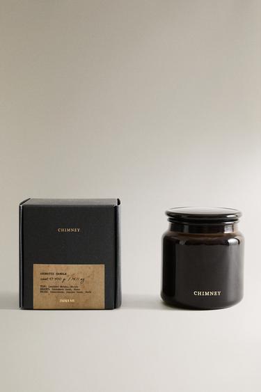 (400 G) CHIMNEY SCENTED CANDLE - Green by Zara