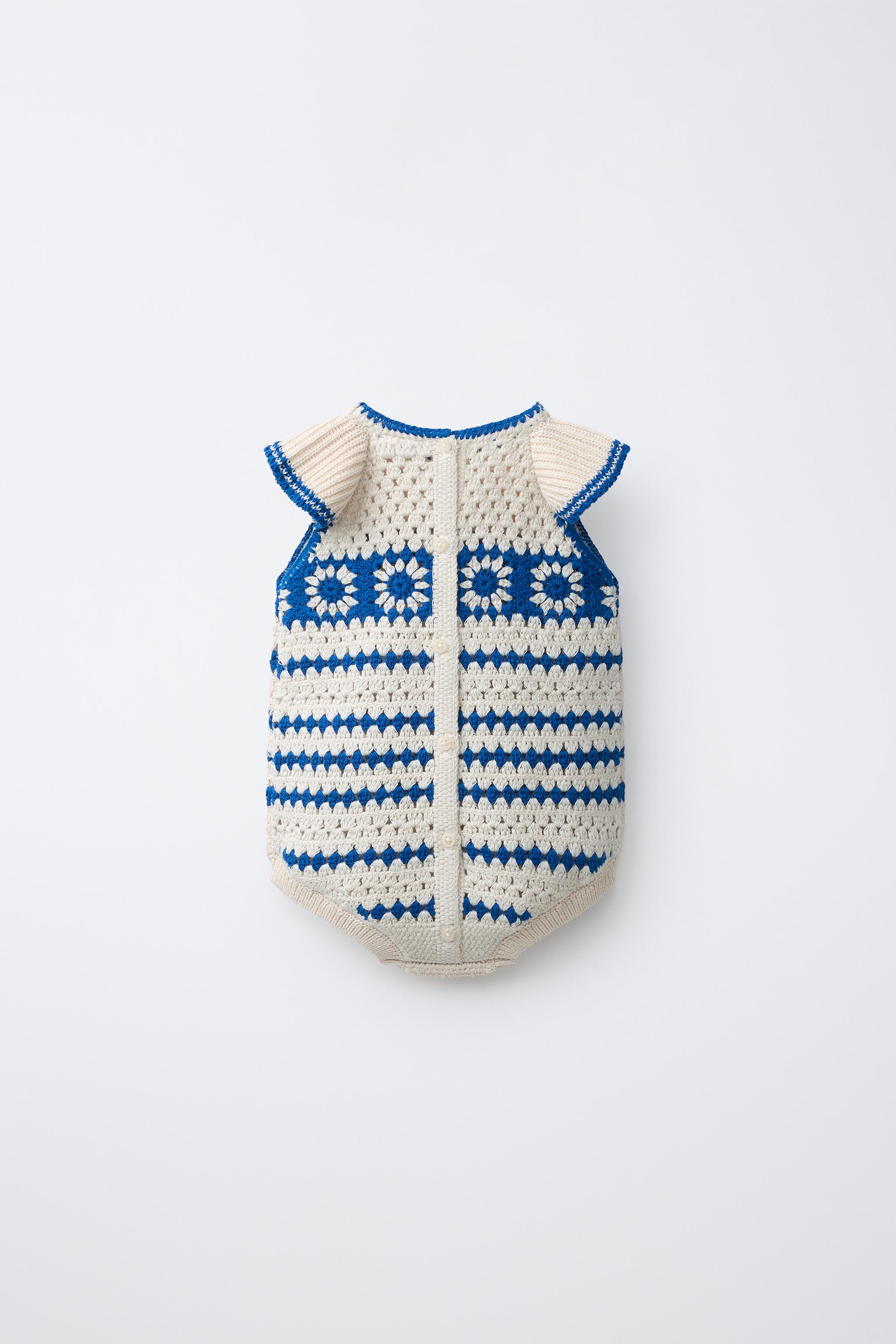 CROCHET KNIT ROMPER