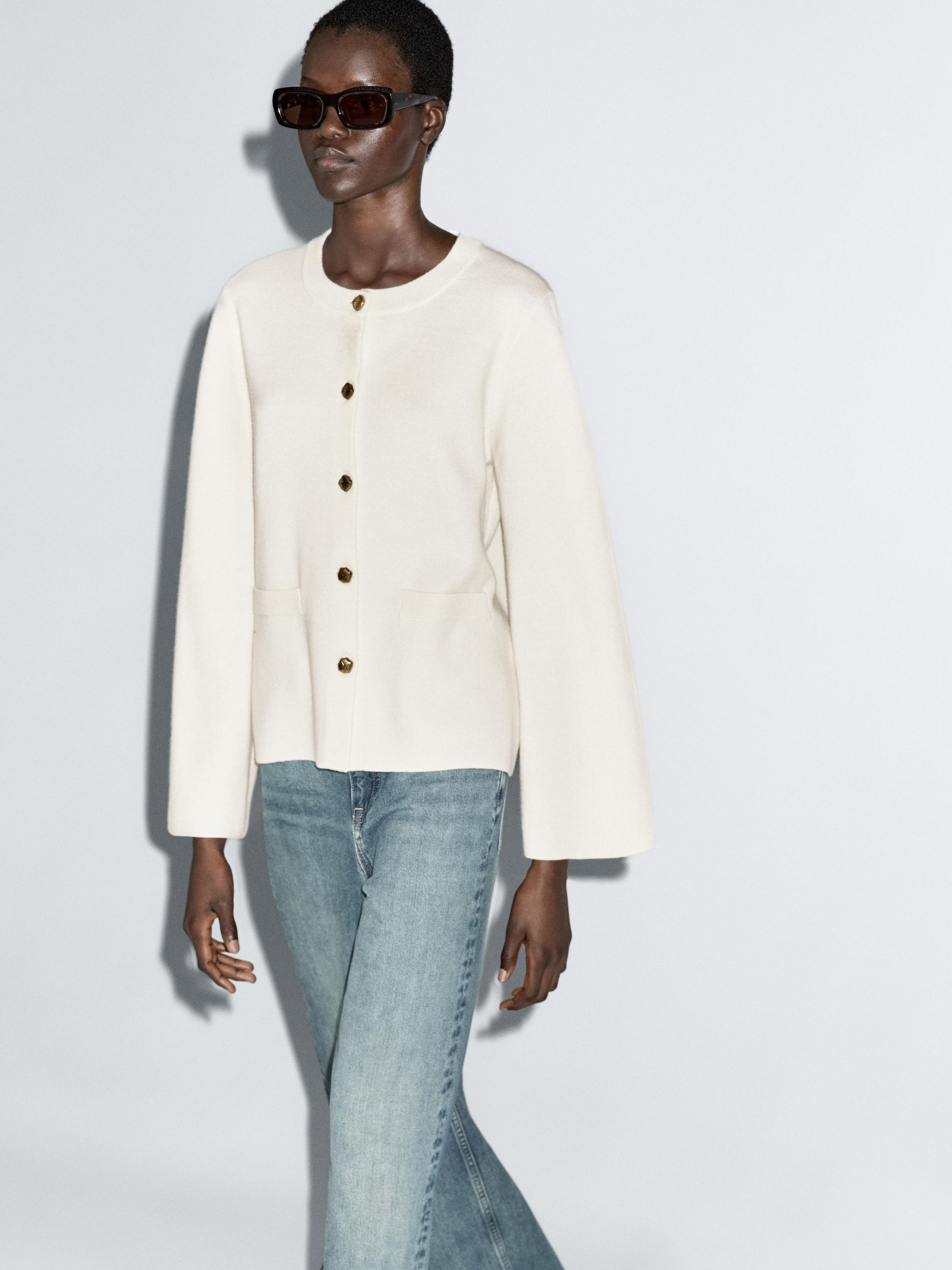 Cardigan 100 % laine