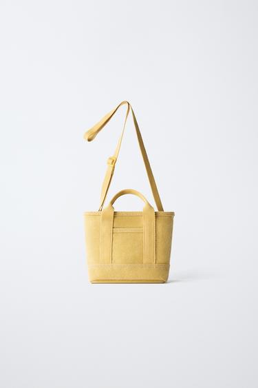 MINI TOTE BAG - Yellow by Zara