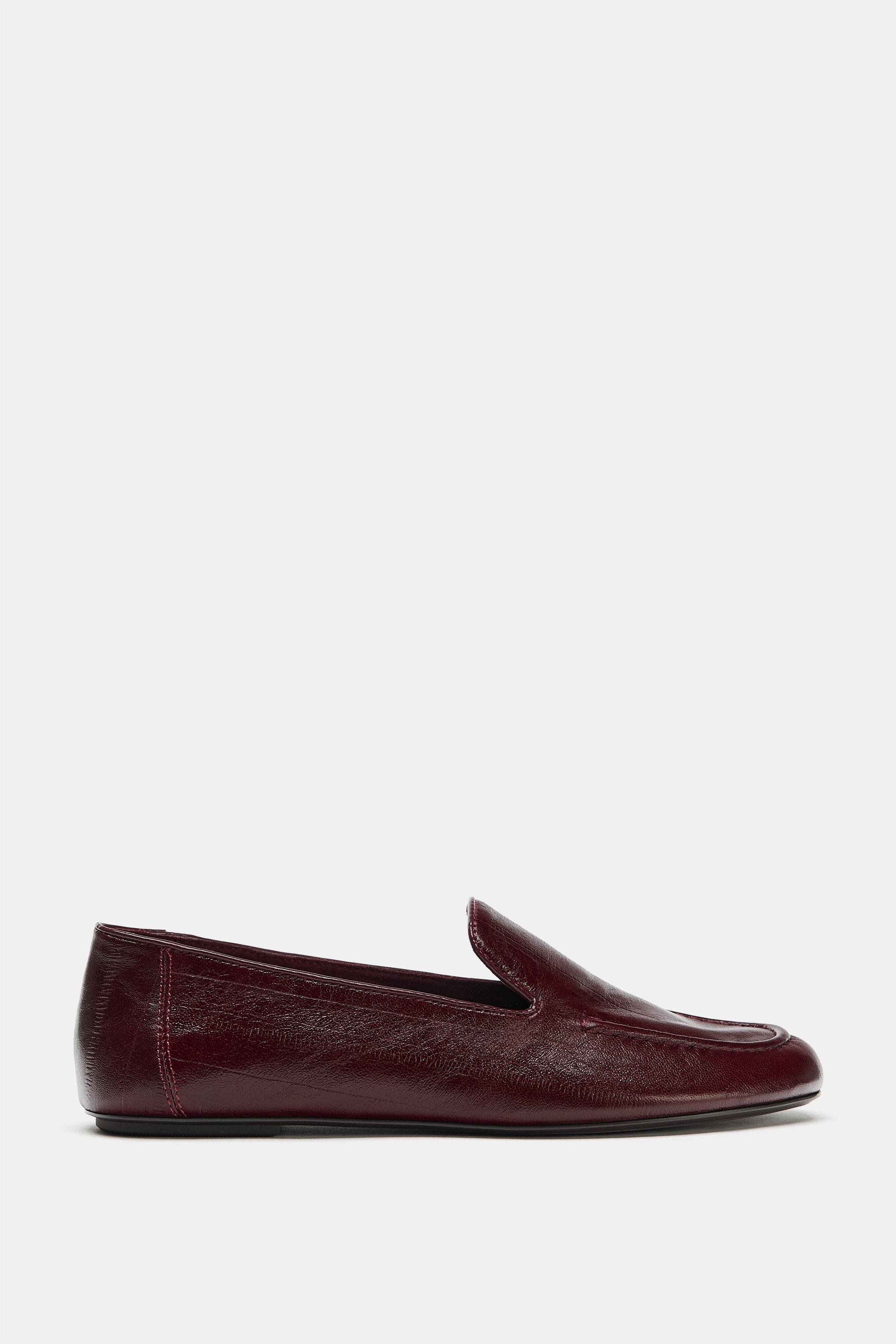 SOFT LEATHER FLAT LOAFERS
