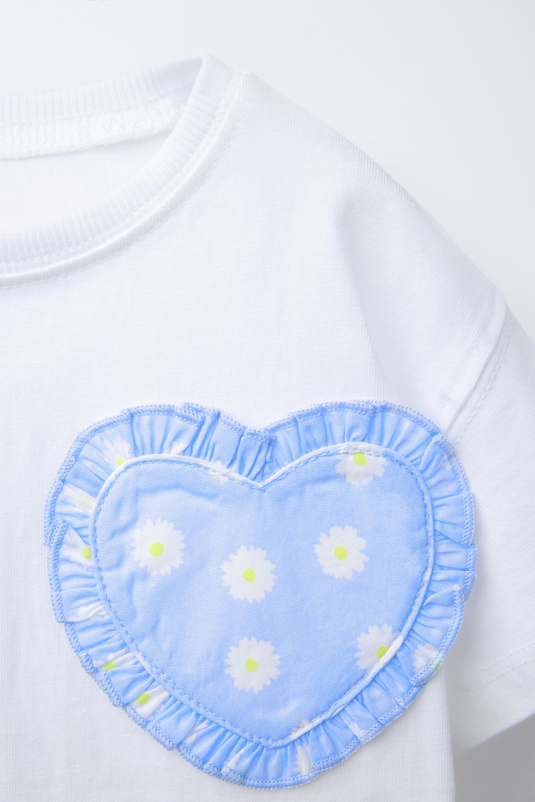 HEART PRINT T-SHIRT