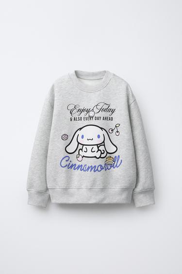 سترة بطبعة CINNAMOROLL © SANRIO - رمادي فيجوريه by Zara - Image 0