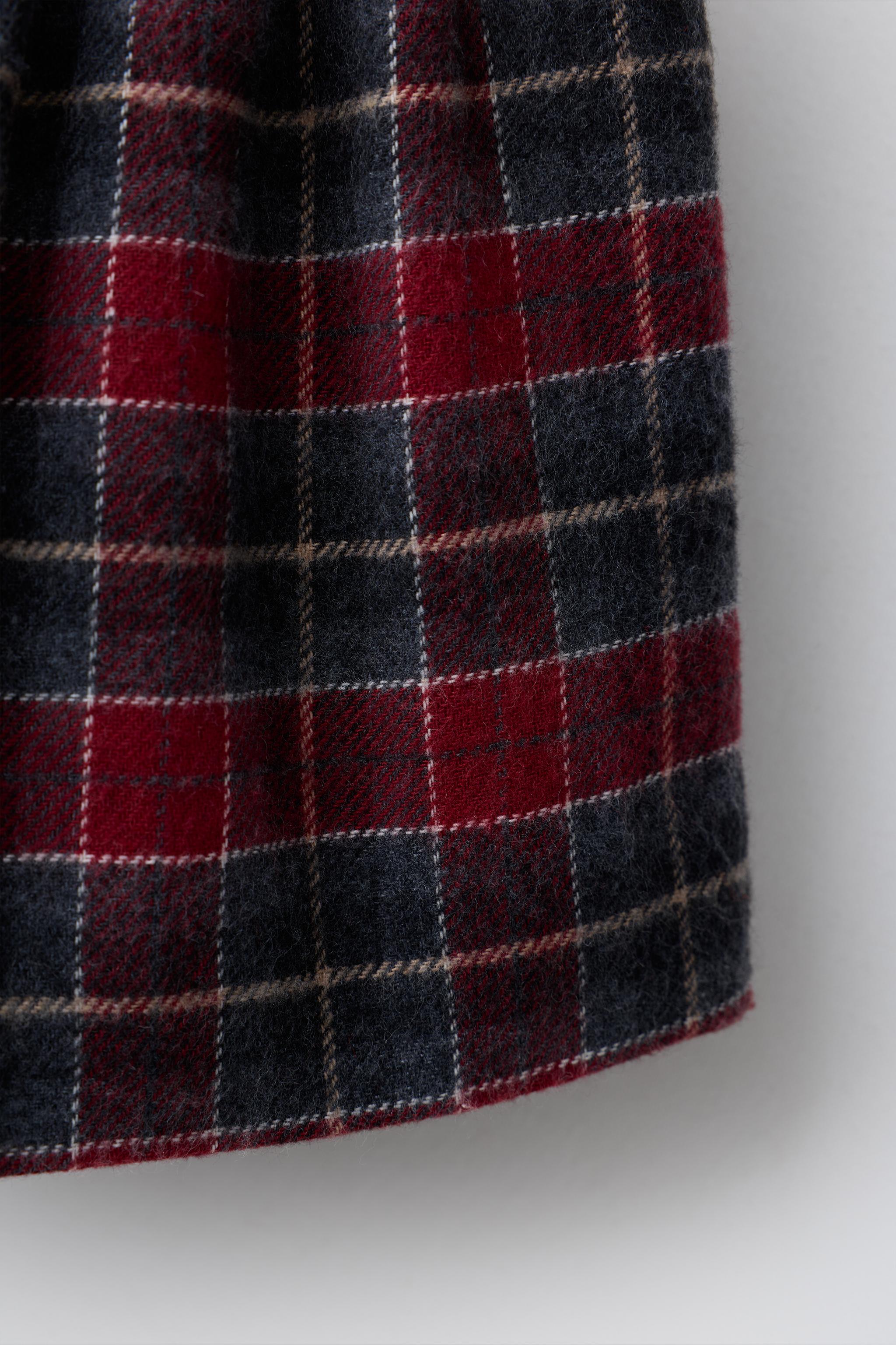 PLAID PRINT SKIRT