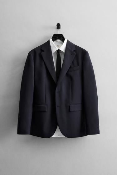 BLAZER بدلة مريح - بحري الخاص بـ Zara