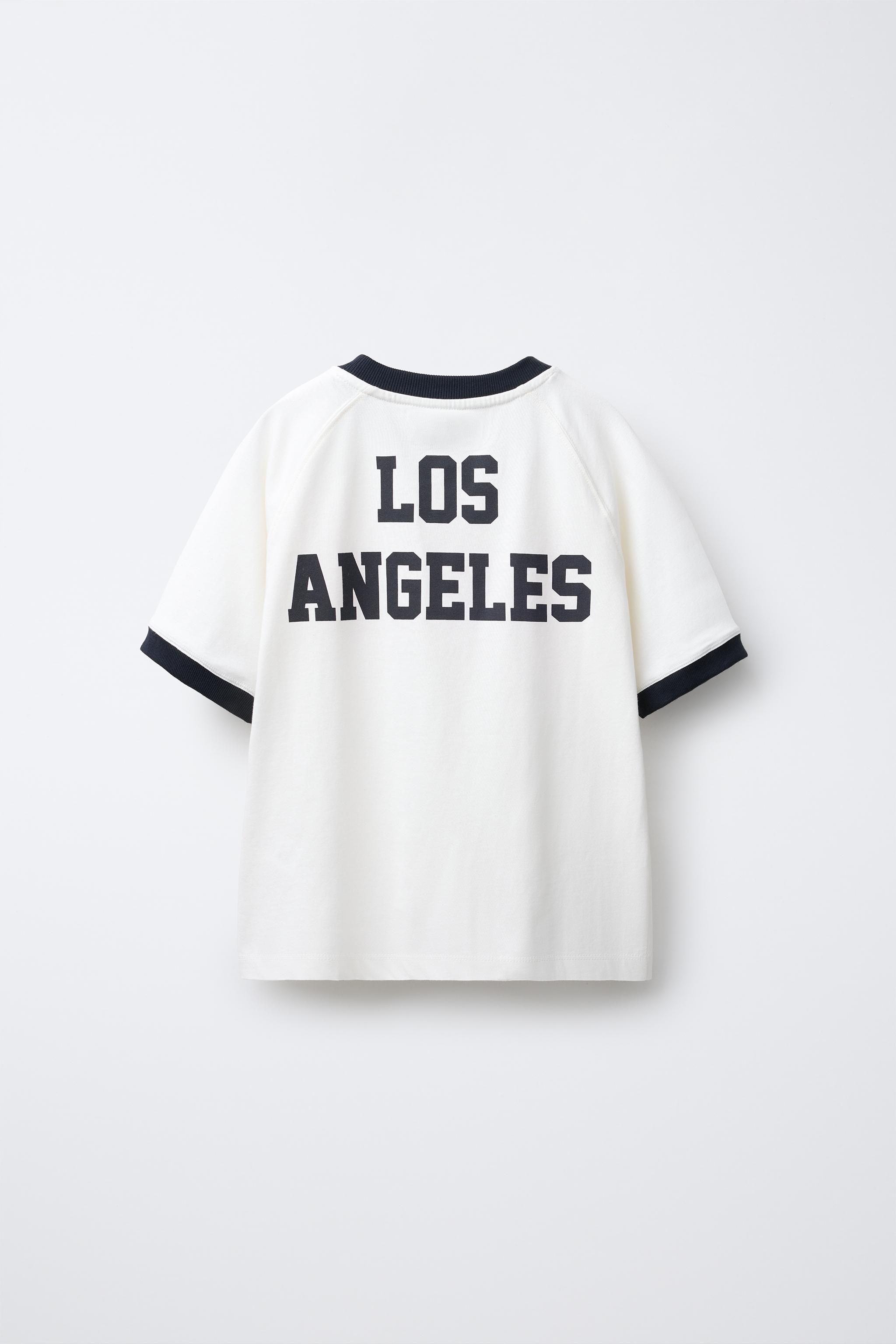 【ZARA】テキストプリント Tシャツ ホワイト | 5644/444/250 テキストプリントTシャツ - ホワイト | ZARA Japan / 日本