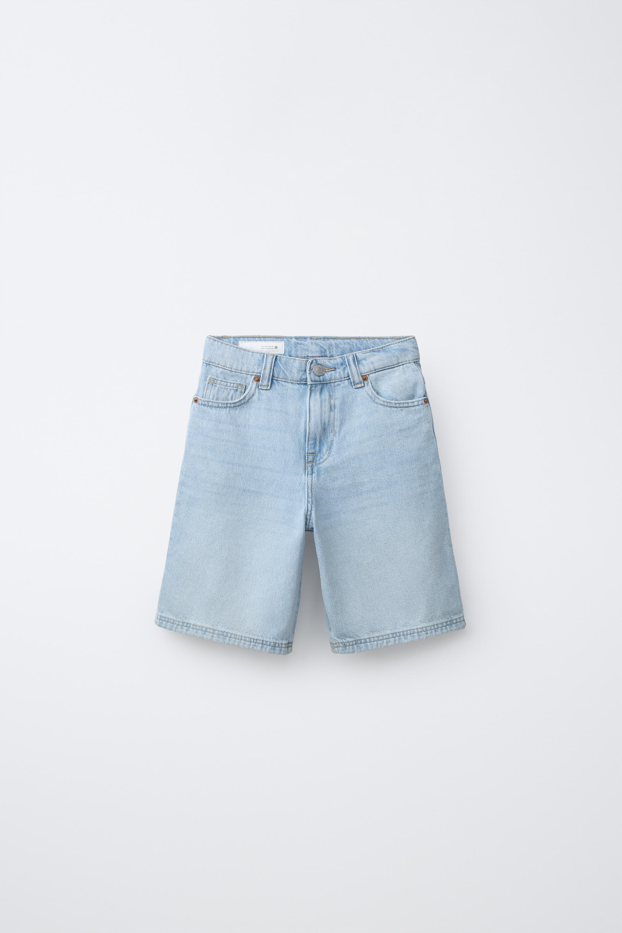 BERMUDA EN JEAN RELAXED BAGGY