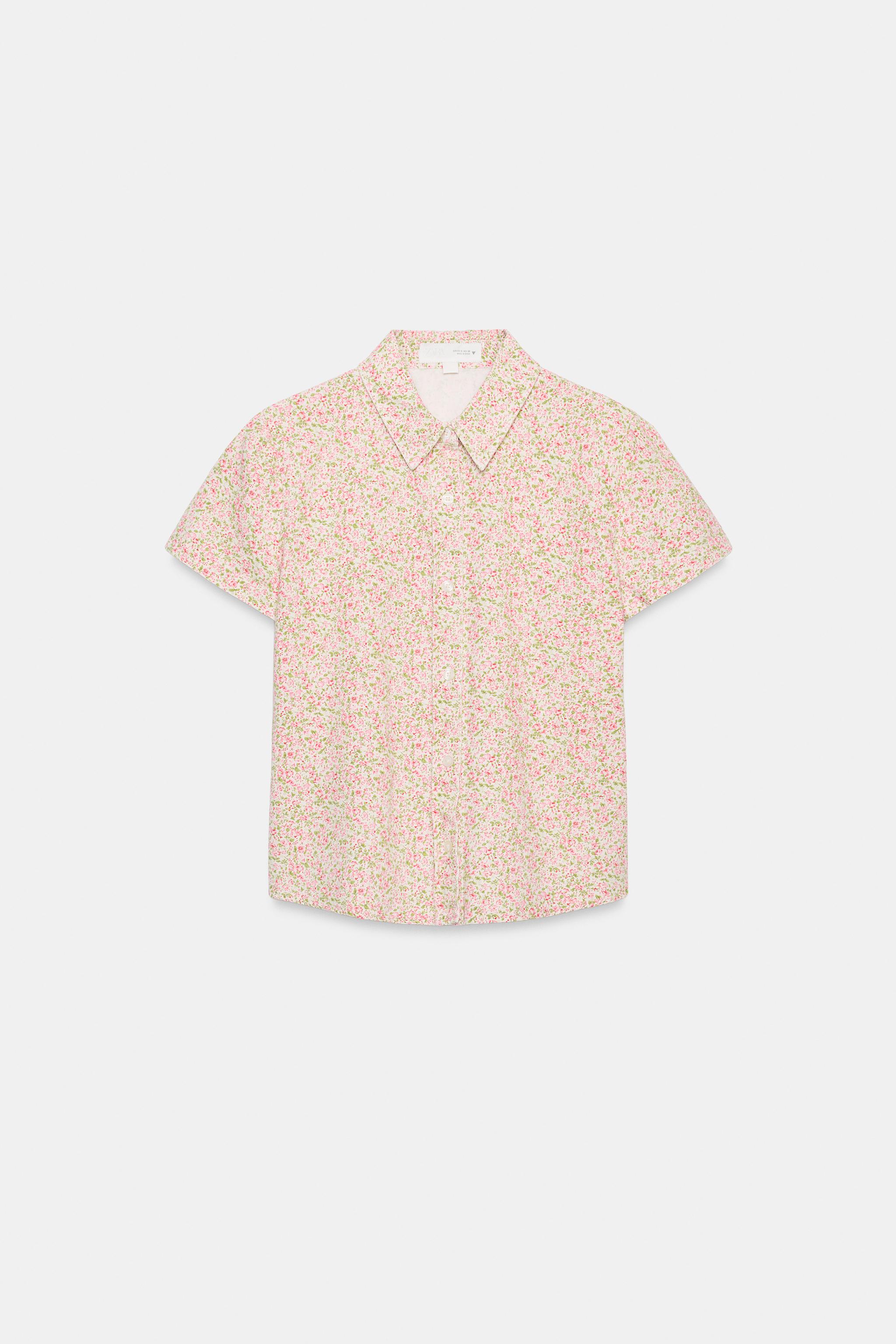 SHORT SLEEVE FLORAL SHIRT