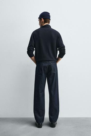 JEAN STRAIGHT FIT - Bleu marine de Zara - Image 2