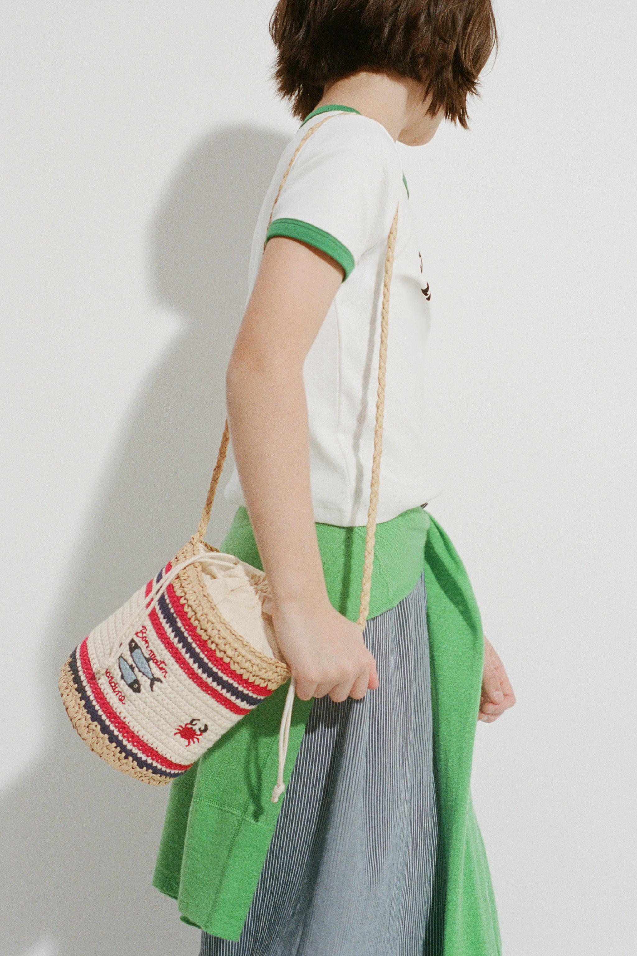 SAC BANDOULIÈRE EN CROCHET POISSONS