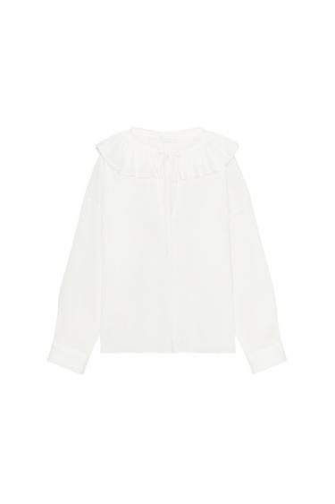ZW COLLECTION LINEN AND SILK BLEND SHIRT