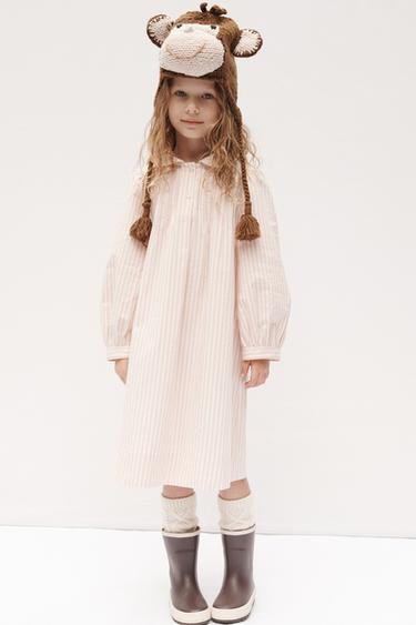 CHEMISE DE NUIT À RAYURES ÉDITION LIMITÉE - Rose / Blanc de Zara - Image 4