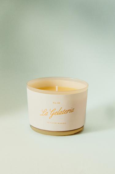 (150 G) BOUGIE PARFUMÉE VETIVER MANGO - Orange de Zara