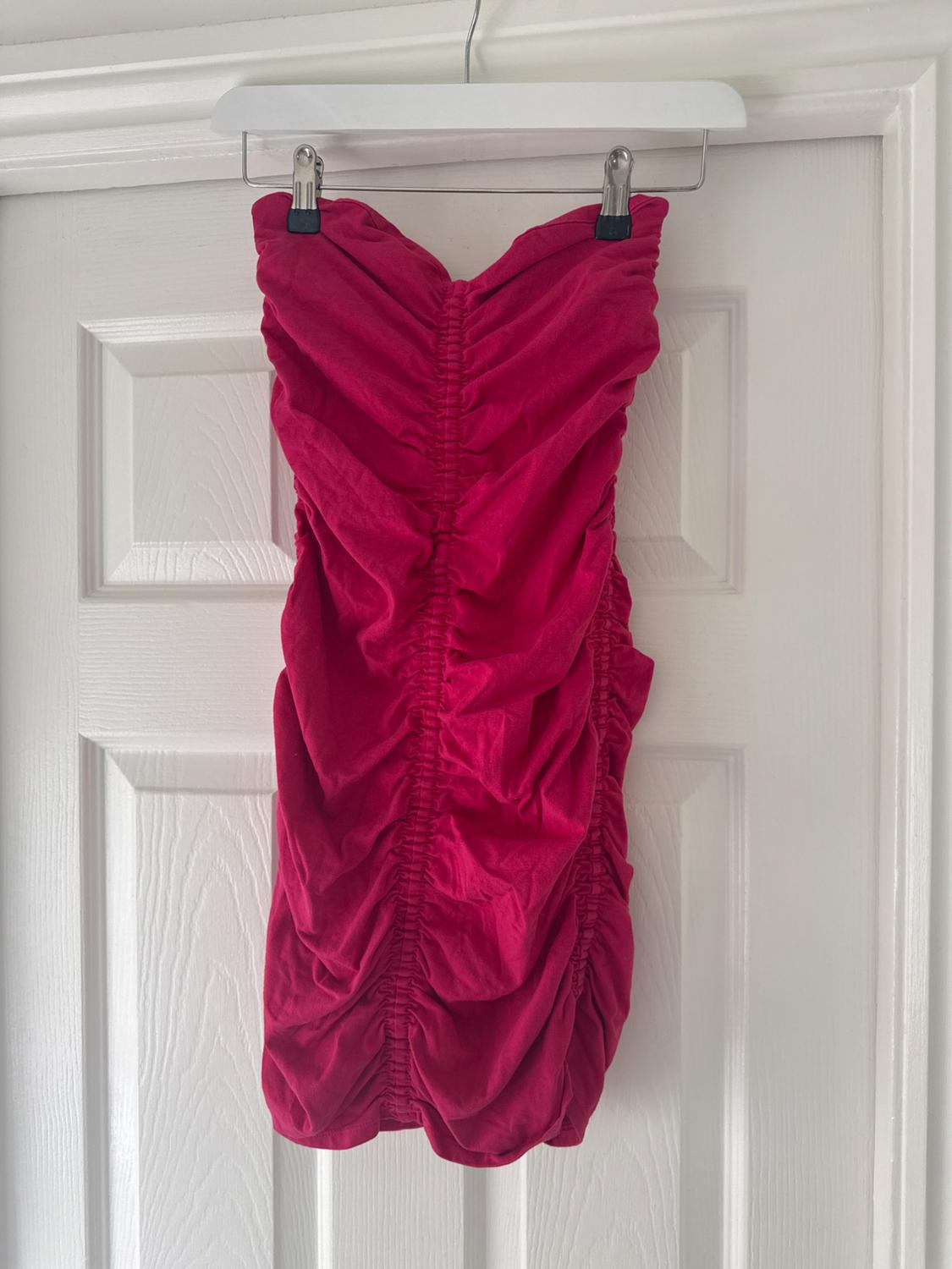 GATHERED CORSETRY-INSPIRED DRESS