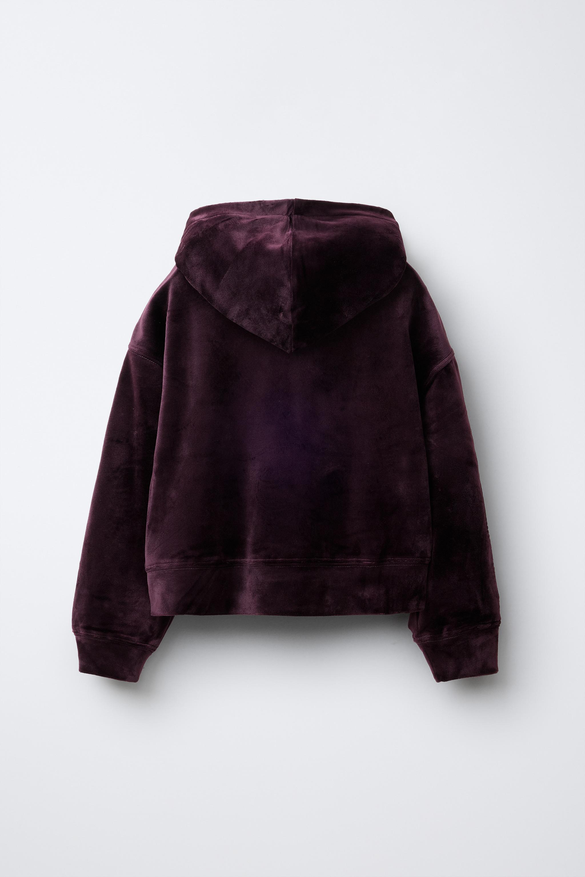 ENSEMBLE SWEAT À CAPUCHE ET PANTALON LARGE EN VELOUR