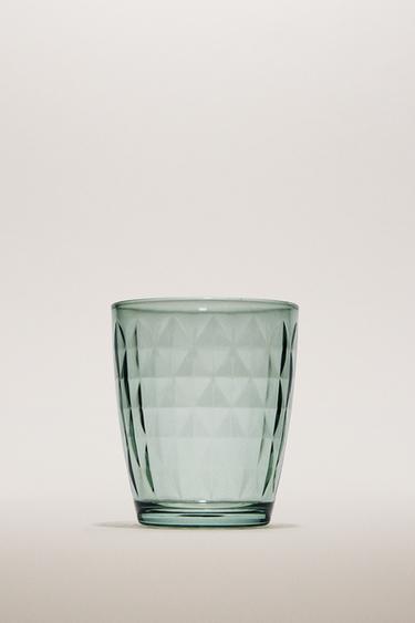 POHÁREK S DIAMANTOVÝM RELIÉFEM - Modrá od Zara