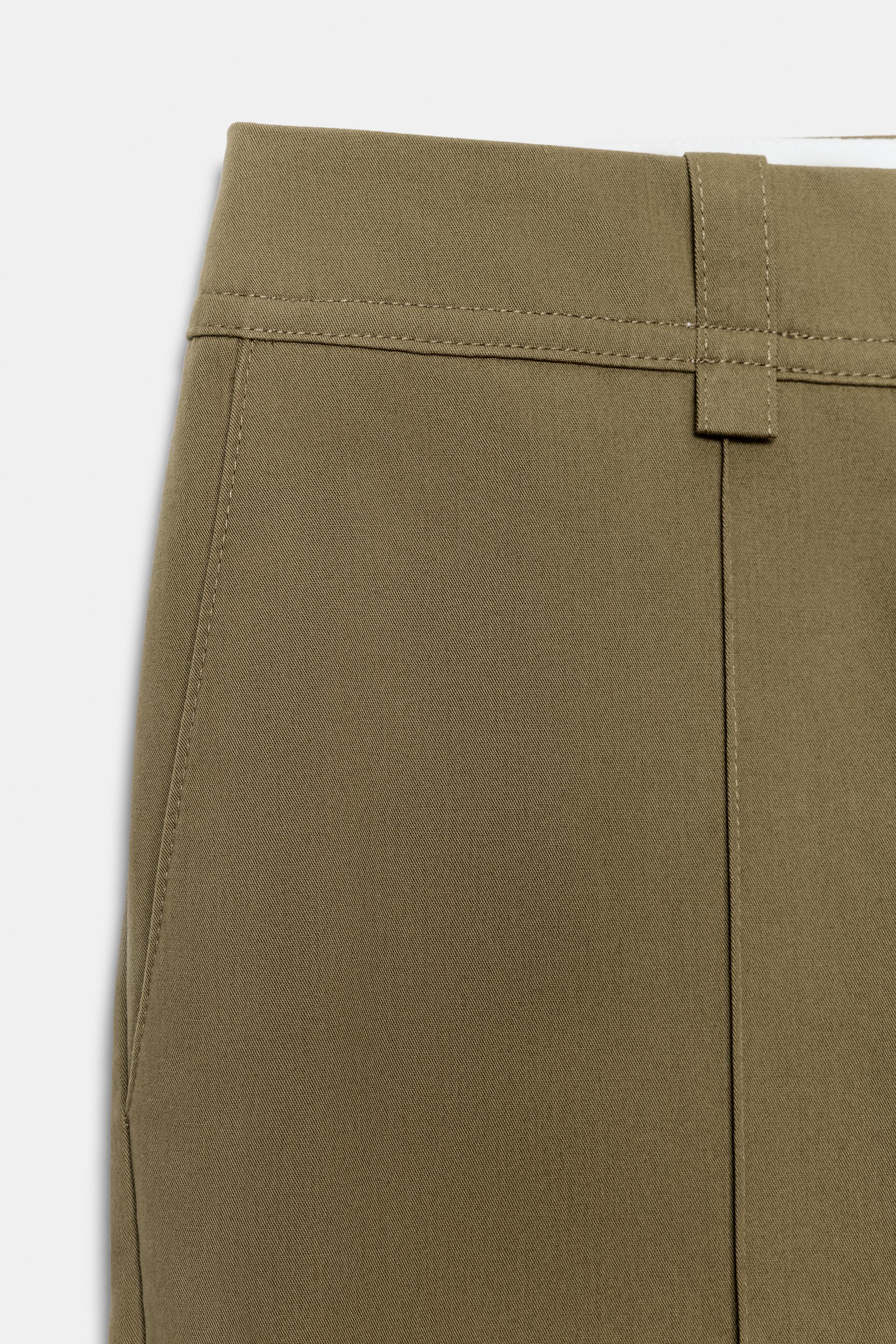 Женские брюки Zara BOOTCUT SEAM DETAIL PANTS — фото 11