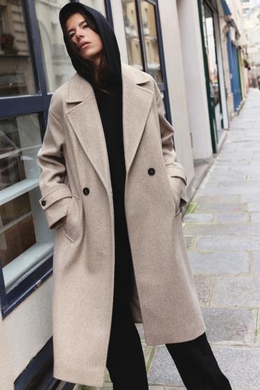 SOFT OVERSIZE COAT - Beige by Zara