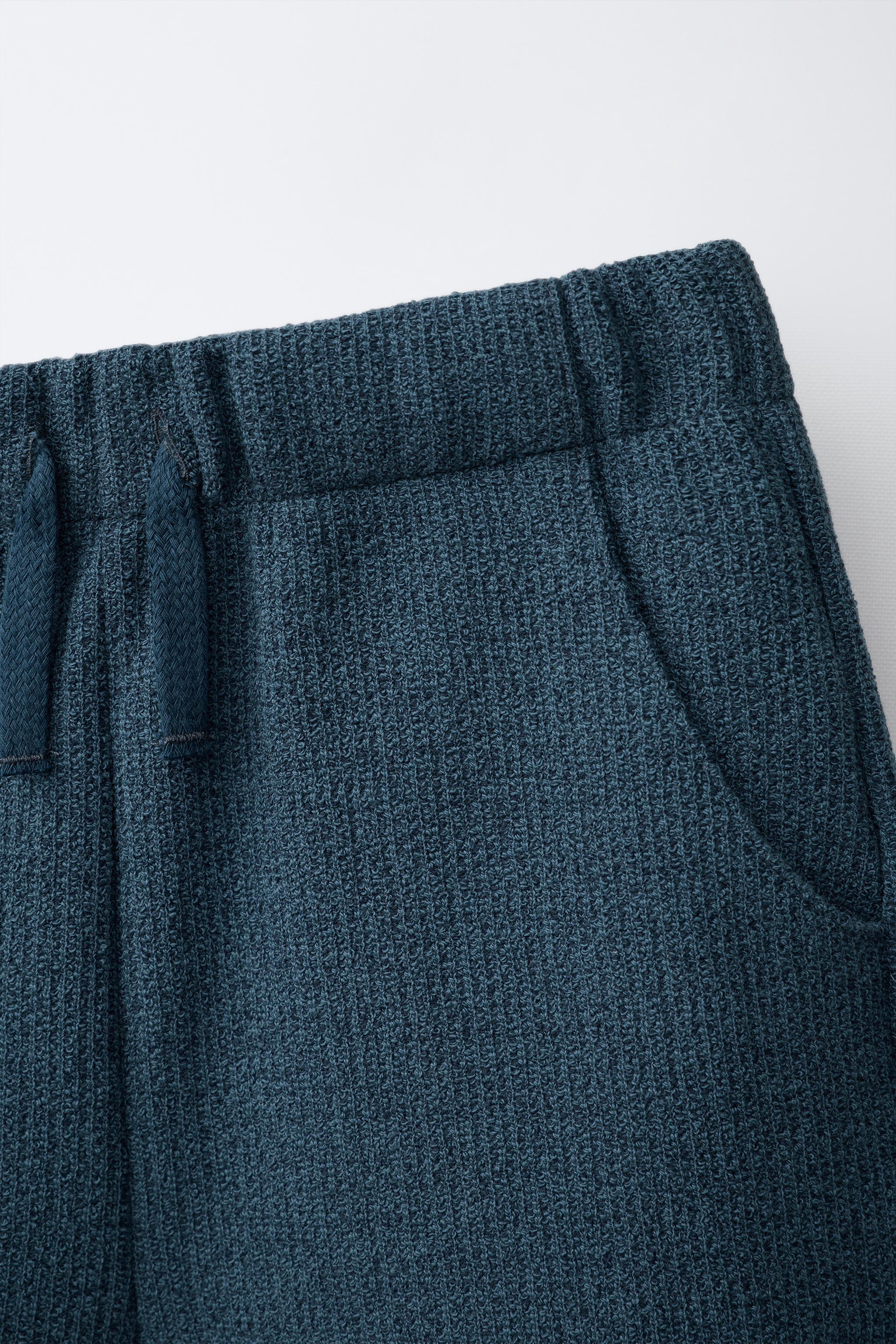 Детские шорты Zara TEXTURED COMFORT SHORTS — фото 3
