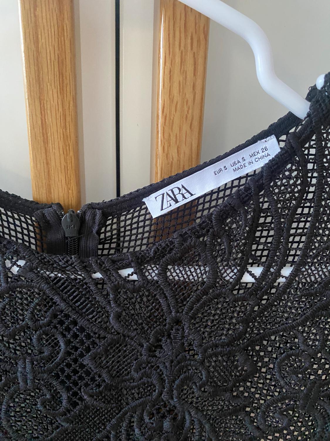 CONTRAST LACE DRESS - Image 4