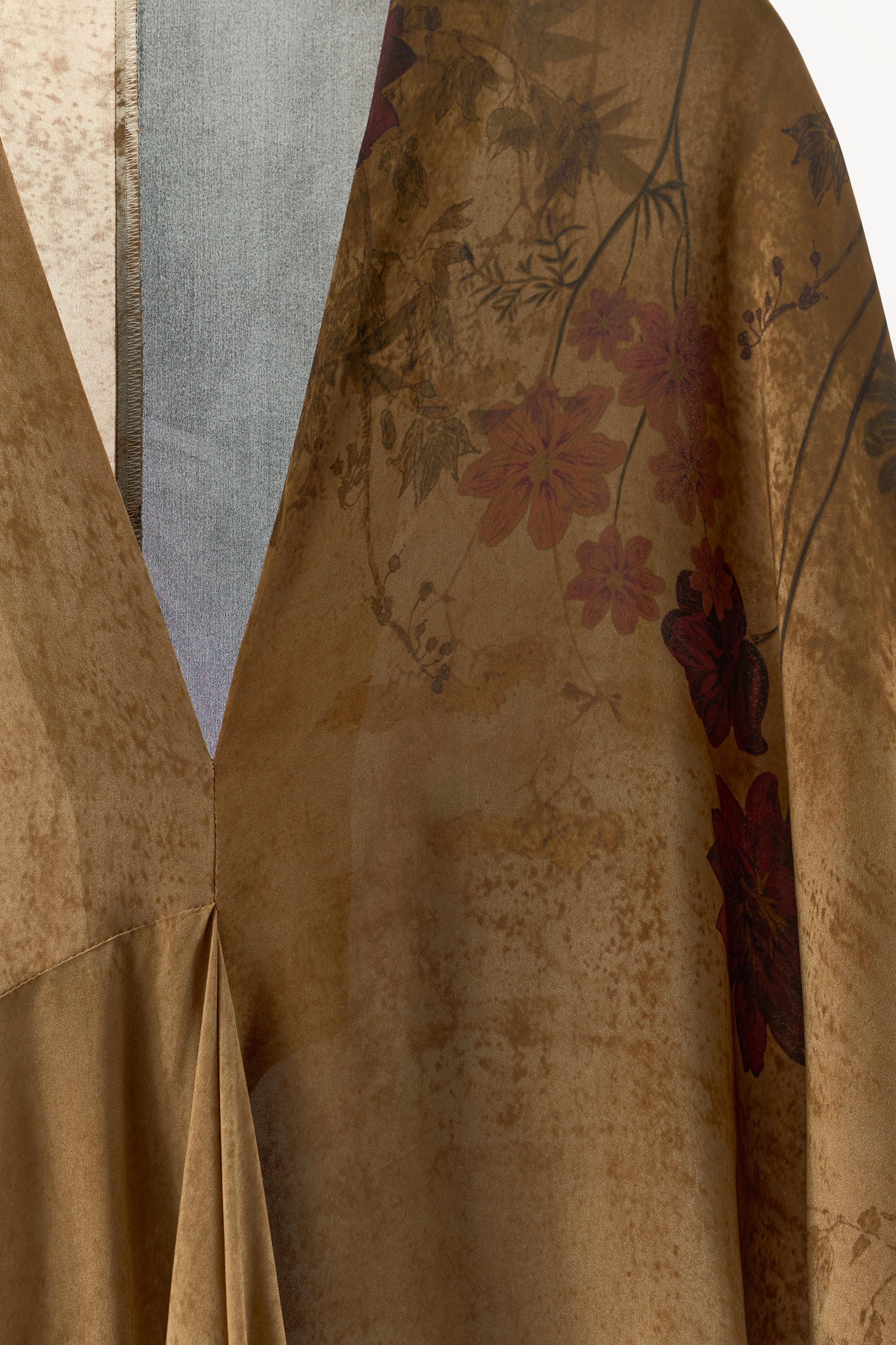 100% VISCOSE PRINTED DRESS
