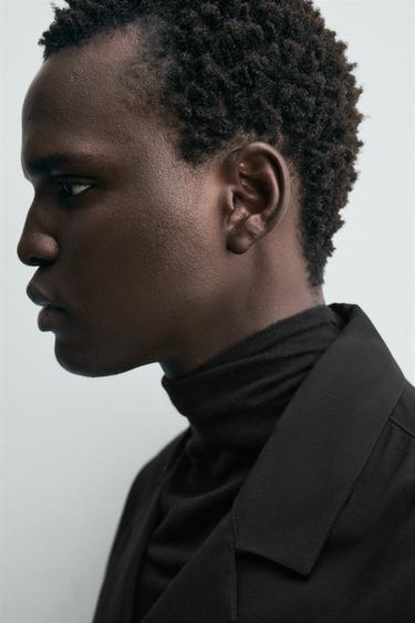 CHEMISE POLO FLUIDE - Noir de Zara - Image 5