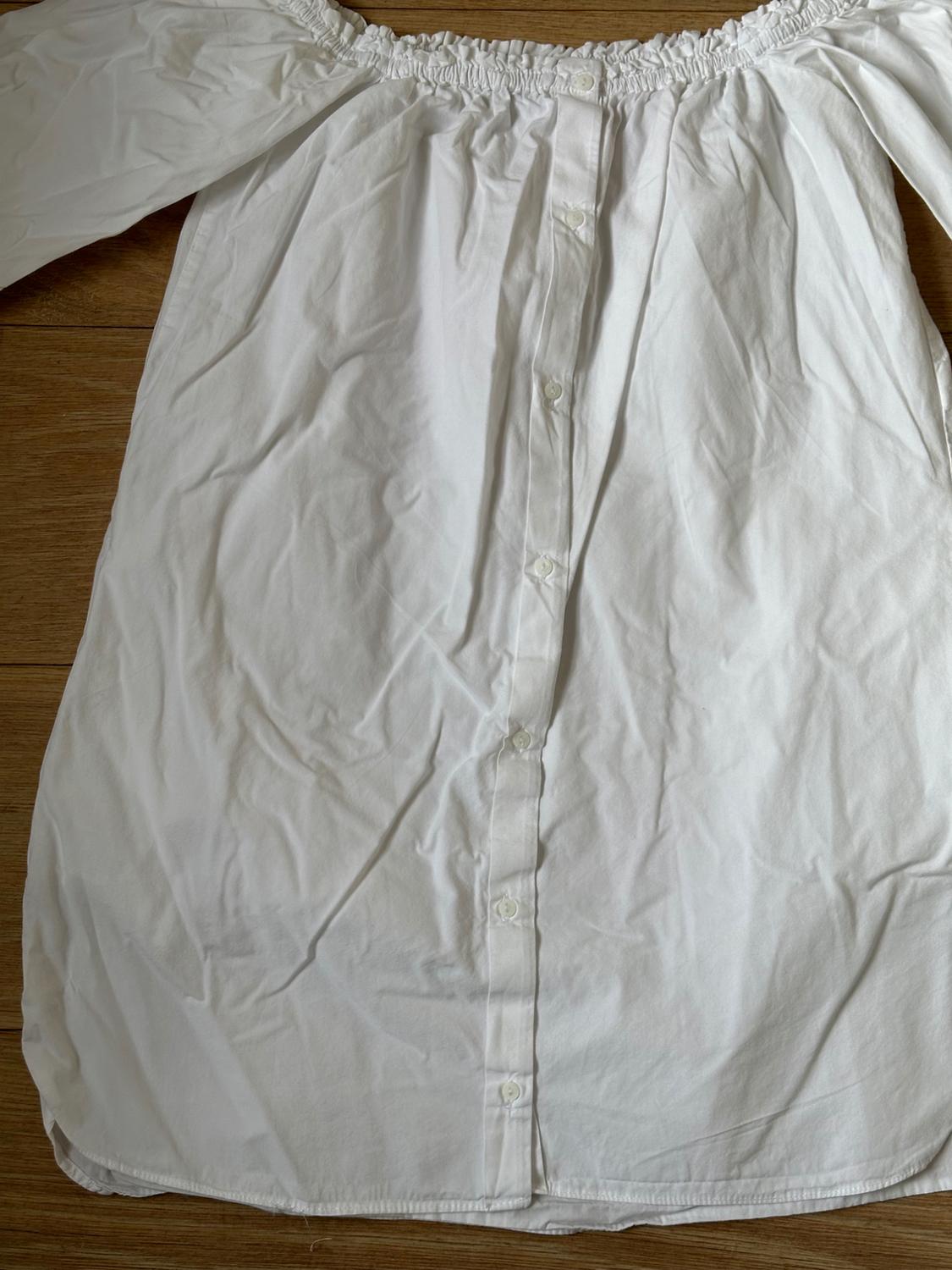 OFF-THE-SHOULDER POPLIN SHIRT - Image 2